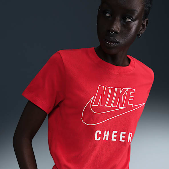 Womens Red Tops T Shirts. Nike